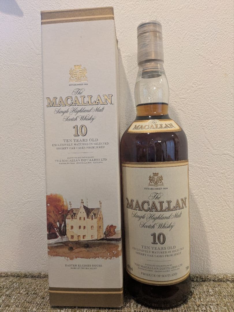 希少　古酒 マッカラン 10年 700ml 40% 箱付 90年代