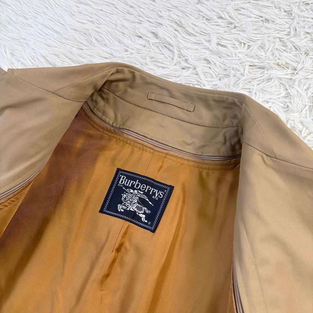 極美品✨バーバリー　ステンカラーコート ノバチェック ライナー付 ベージュ