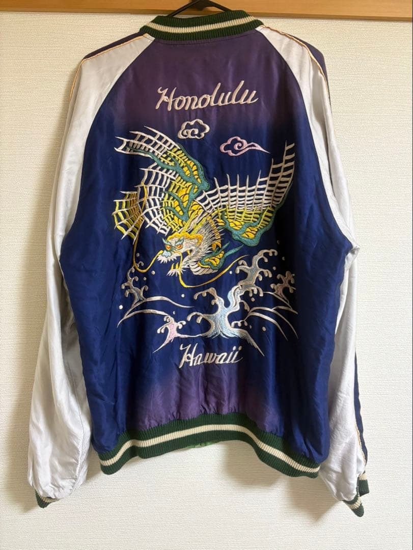 テーラー東洋 TOYO XL エイジング　スカジャン　スーベニアジャケット　港商