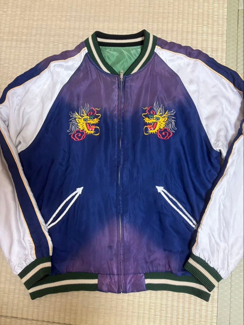 テーラー東洋 TOYO XL エイジング　スカジャン　スーベニアジャケット　港商