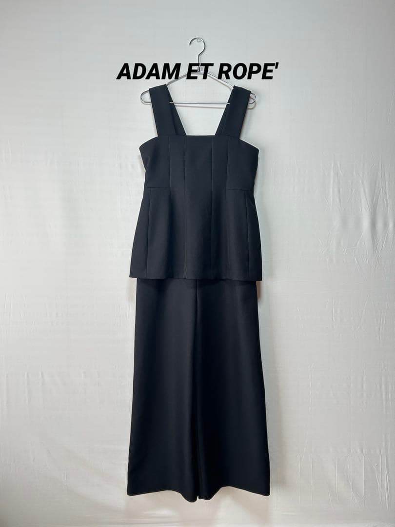 ADAM ET ROPE' アダムエロペ ペプラムコンビネゾン