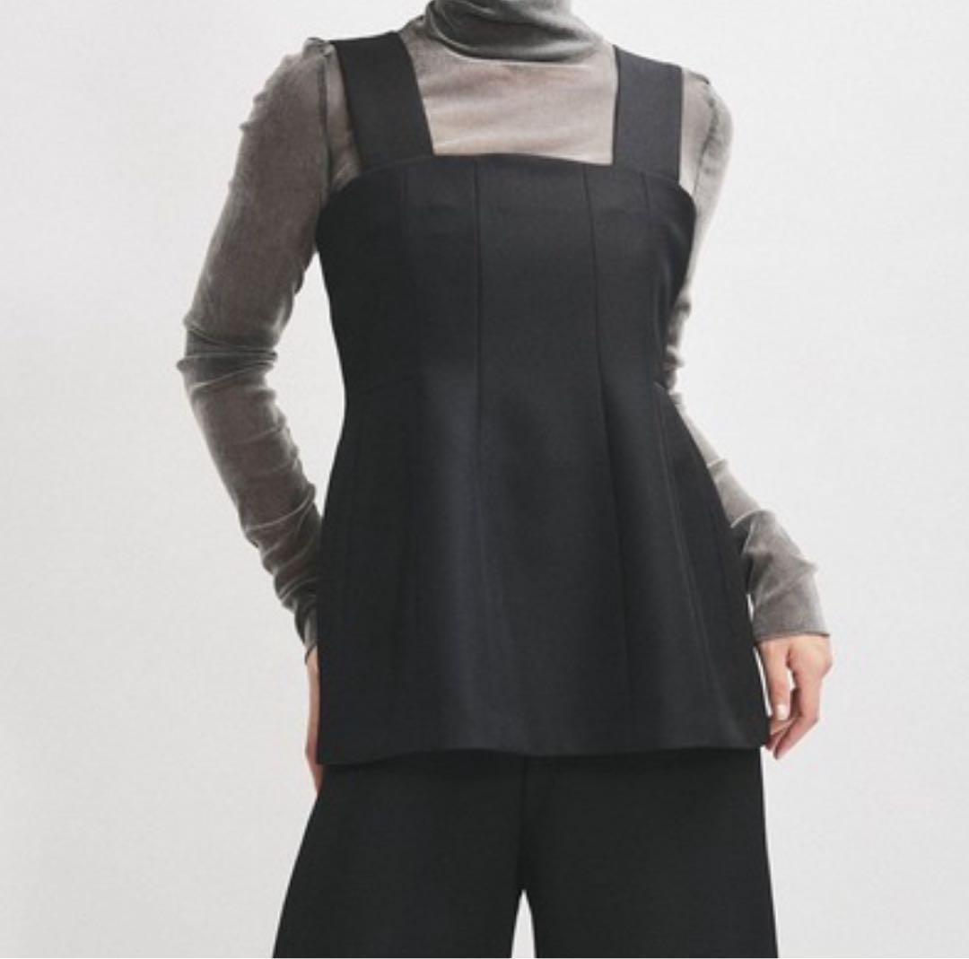 ADAM ET ROPE' アダムエロペ ペプラムコンビネゾン