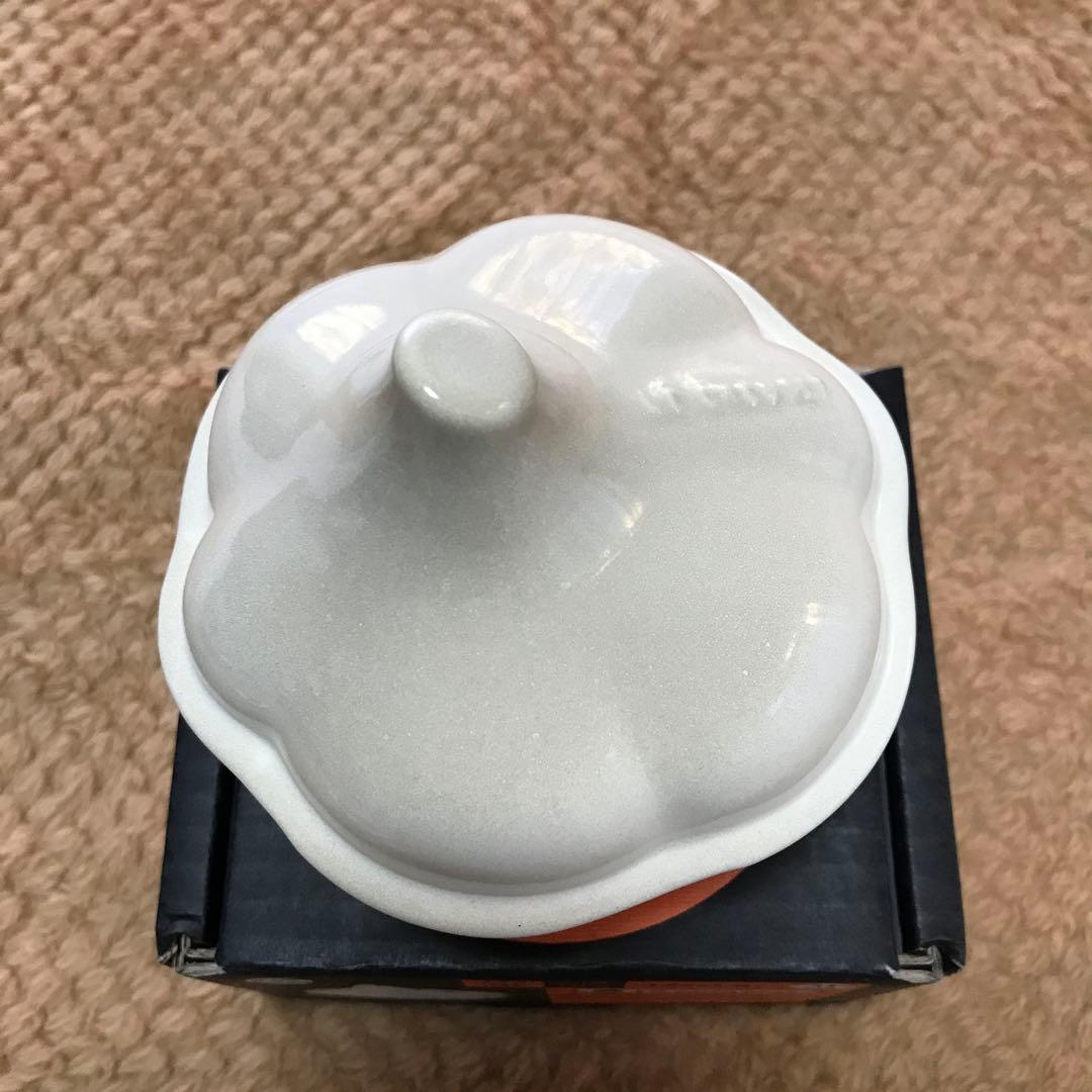 [新品］ル・クルーゼ　ミニガーリック•ココット　ホーロー　デューン