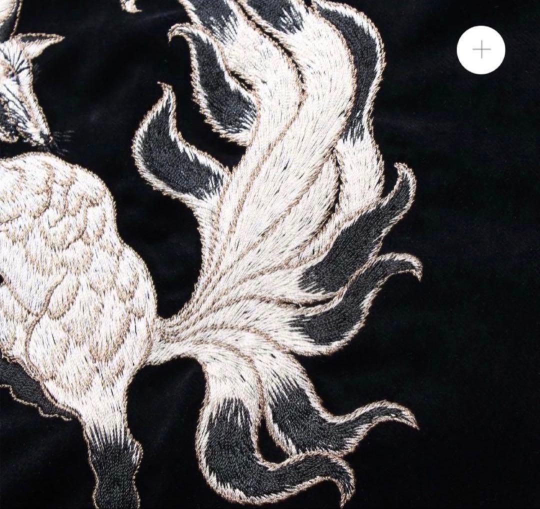 GAKKIN BUDSPOOL 白墨狐 SOUVENIR JACKET L