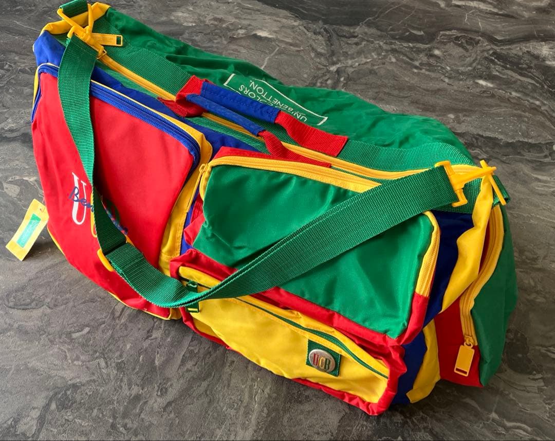 当時物レア　Benetton ボストンバッグ　ベネトン　ヴィンテージ