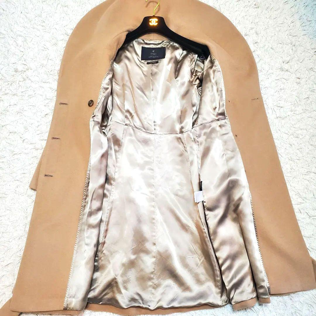 美品 INED カシミア100%ロングコート
