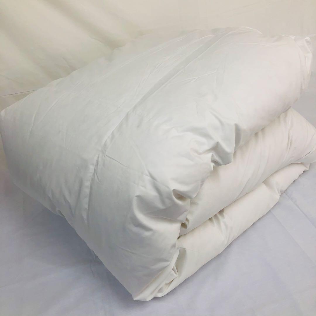 合掛け 羽毛布団 シングル ニューゴールドラベル 日本製 春 秋 用