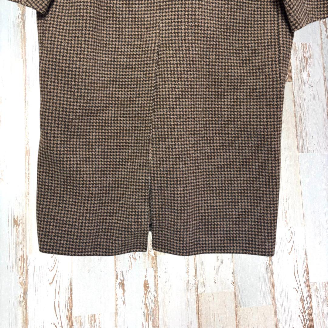 【人気完売品✨】TODAYFUL オーバーチェックコート 38 ウール ロング