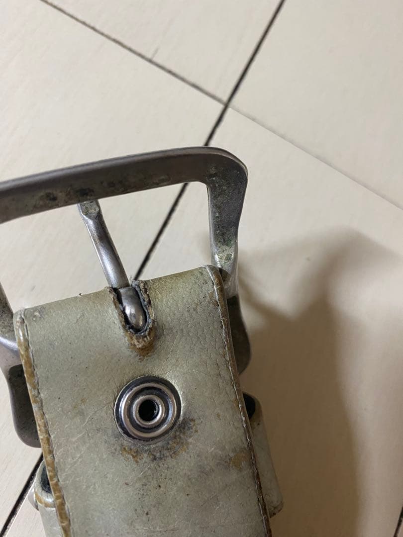 【希少レア！】KMRii ケムリ パイソン 白蛇 レザーベルト ハード 激シブ