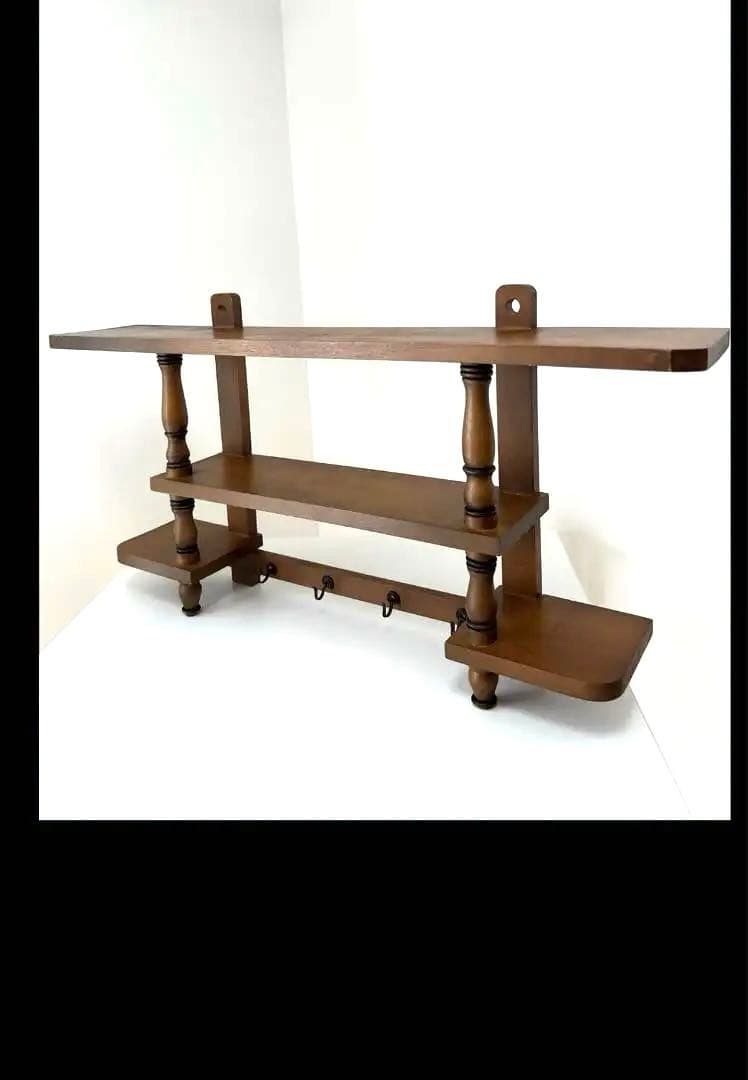 ウォールシェルフ　ディスプレイラック　壁掛け飾り棚　ヴィンテージ　　倉敷意匠