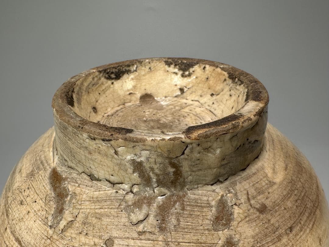 日本美術　桃山時代　美濃　刷毛目茶碗　茶道具　古茶器　時代茶碗