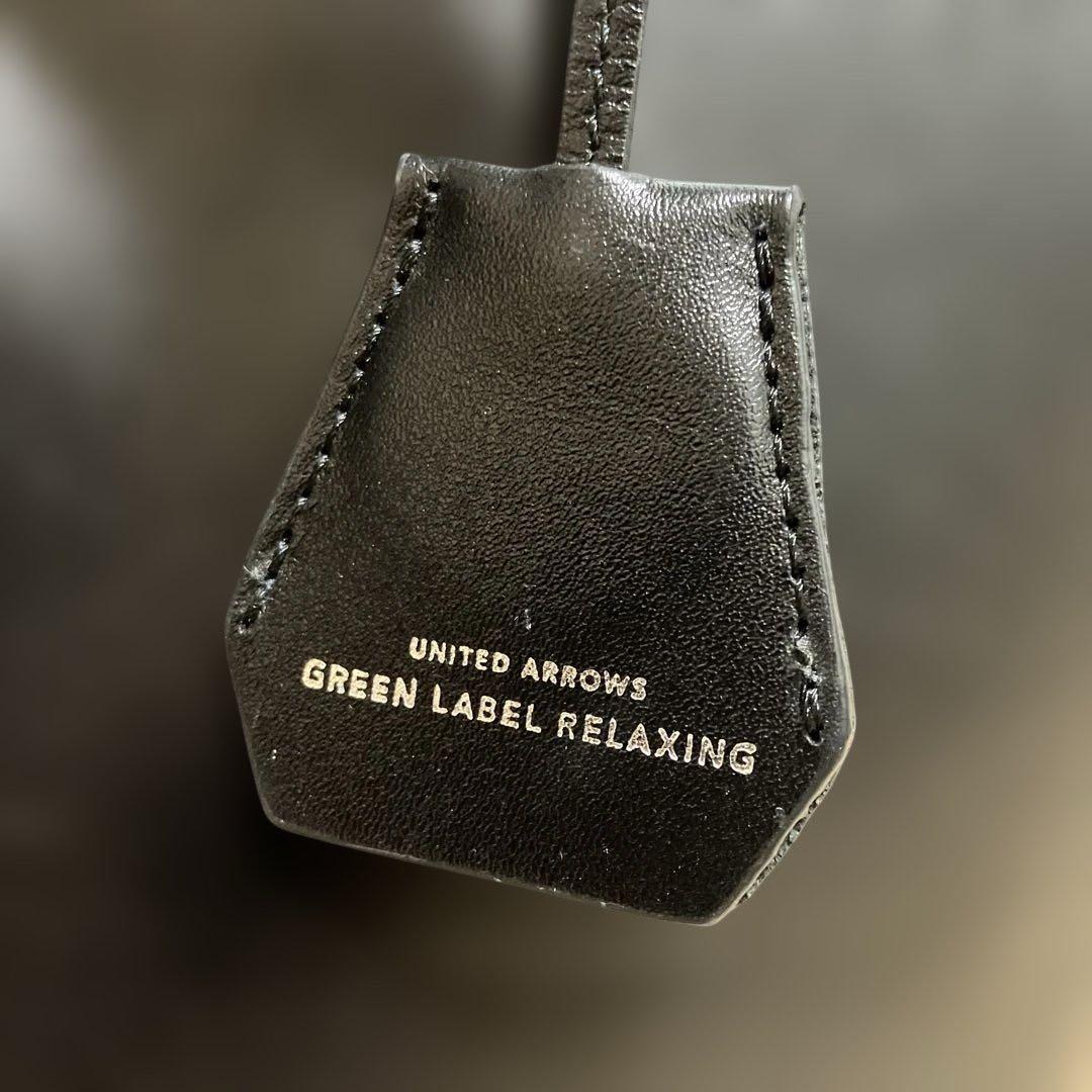 【美品】ユナイテッドアローズ グリーンレーベル レザー トートバッグ ブラック