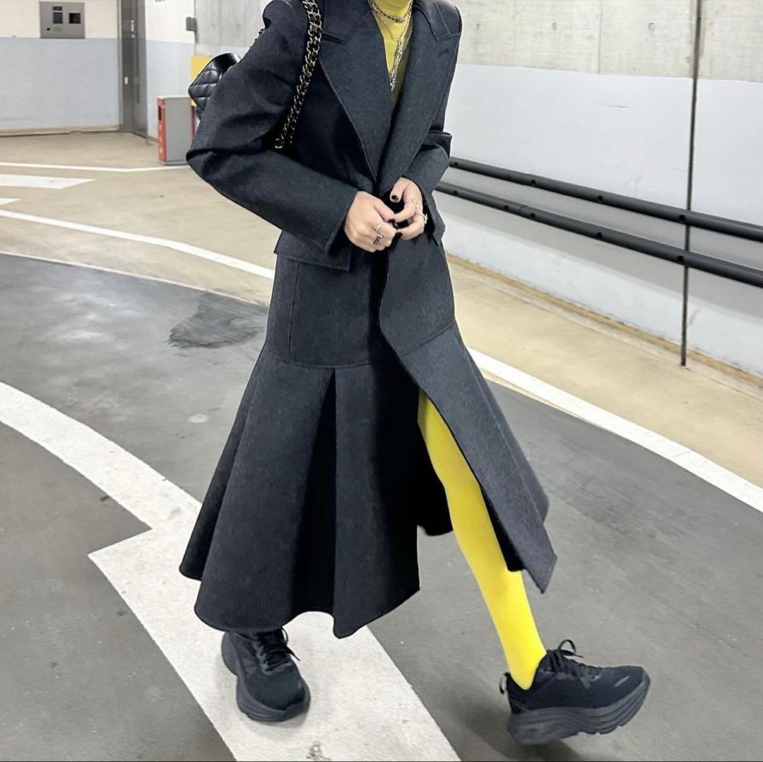 ジャケット・アウター FETICO BONDED WOOL TAILORED COAT