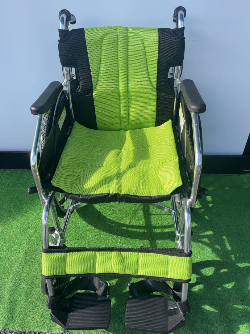 カドクラチャップス禅ライト グリーン G201-GR 自走介助兼用車椅子