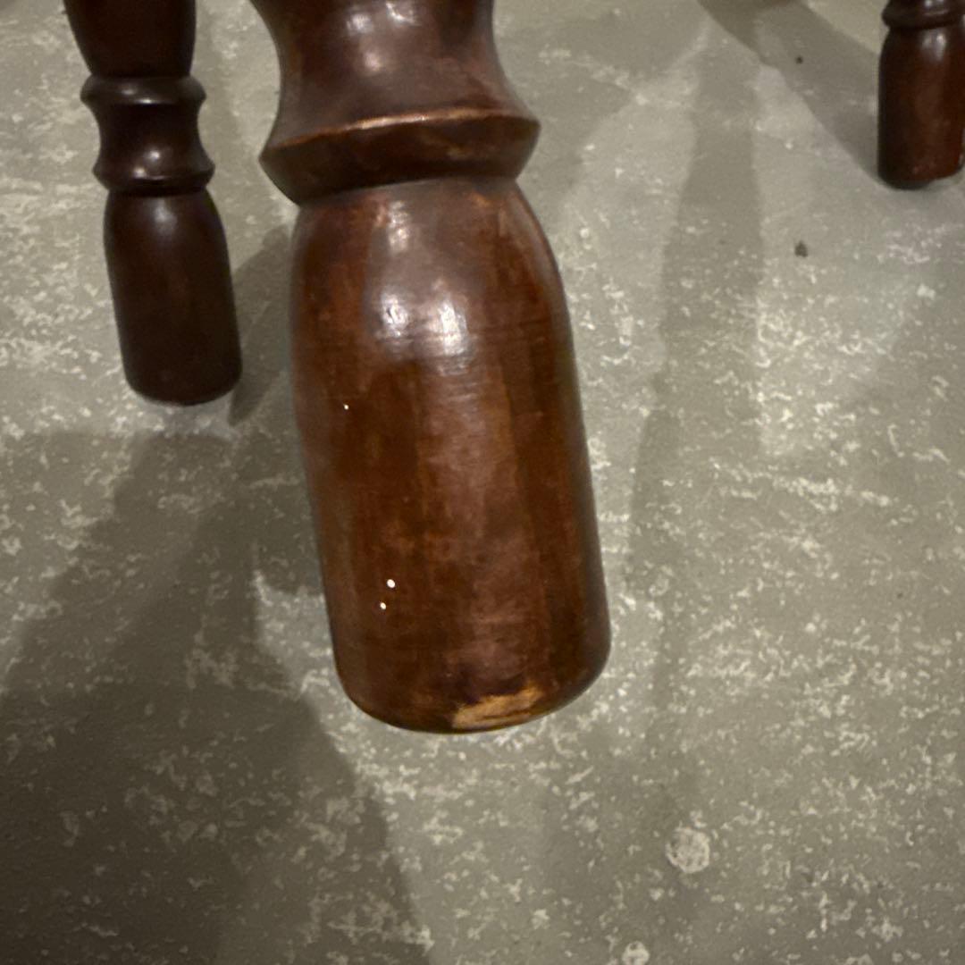 ヴィンテージ　木製サイドテーブル　スツール