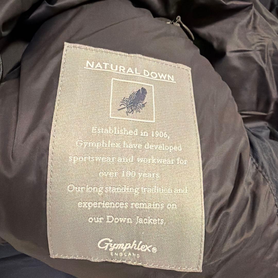 Gymphlex ネイビー ダウンジャケット