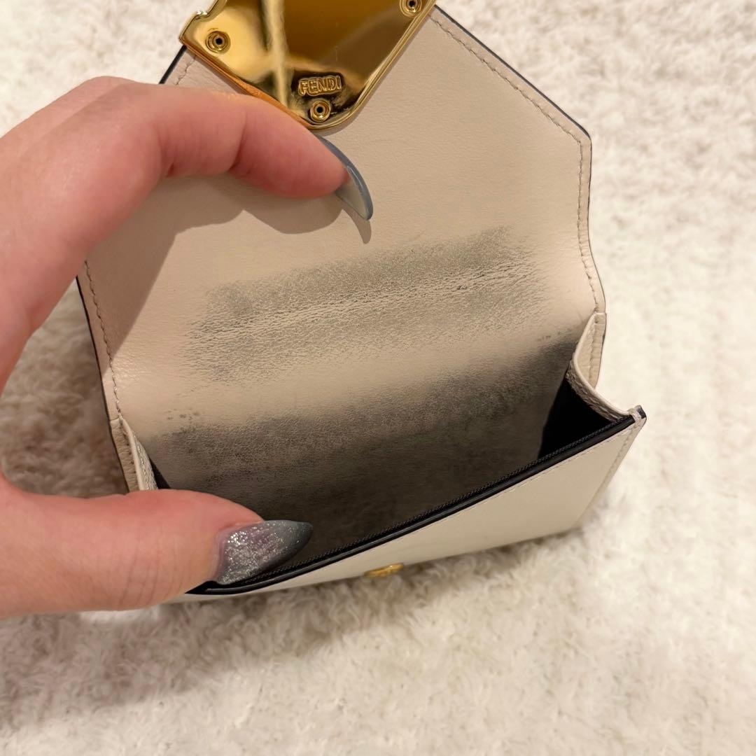 FENDI 三つ折り財布　ダイヤモンド　小銭入れ　フェンディ