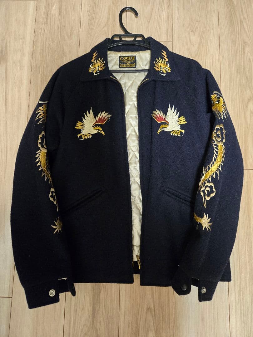 希少 クーティ COOTIEスカジャン 岩田剛典着用 ス一ベニア