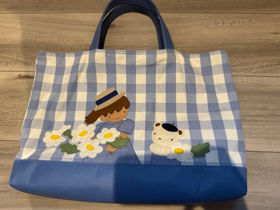 ファミリア チェック　レッスンバック