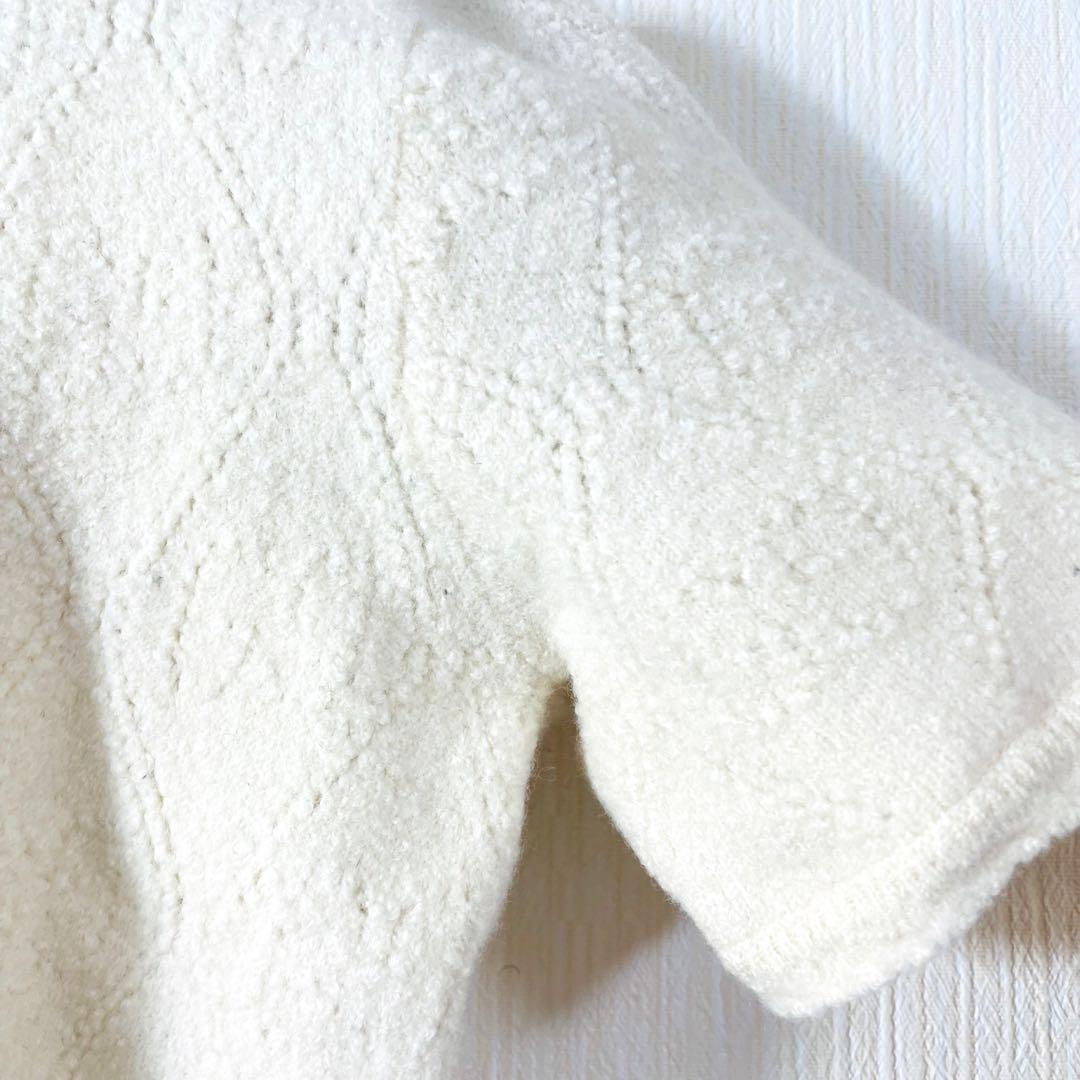 専用꧁美 品꧂ GUCCI グッチ　GG柄ニット アイボリー L 650676