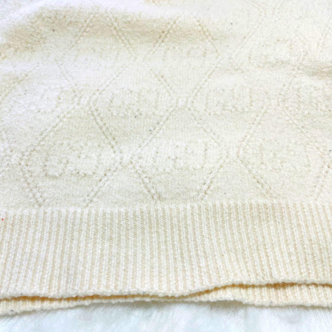 専用꧁美 品꧂ GUCCI グッチ　GG柄ニット アイボリー L 650676