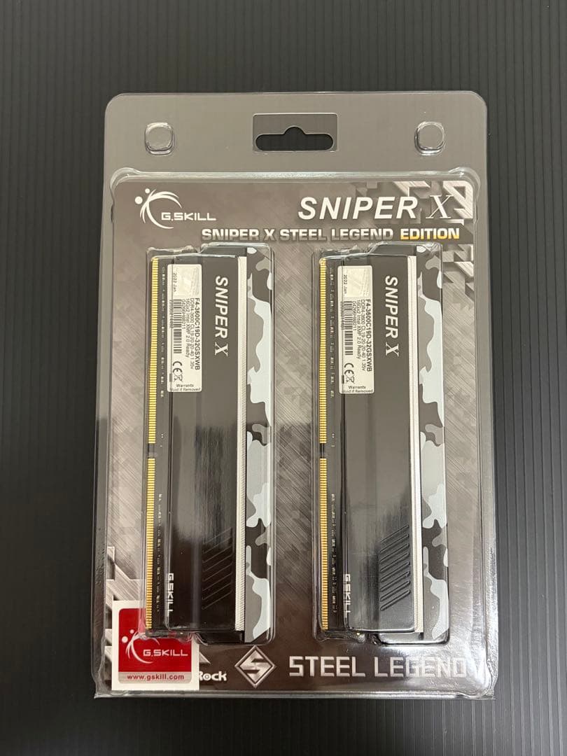 G.Skill Sniper X DDR4-3600 32GB （16GB×2）
