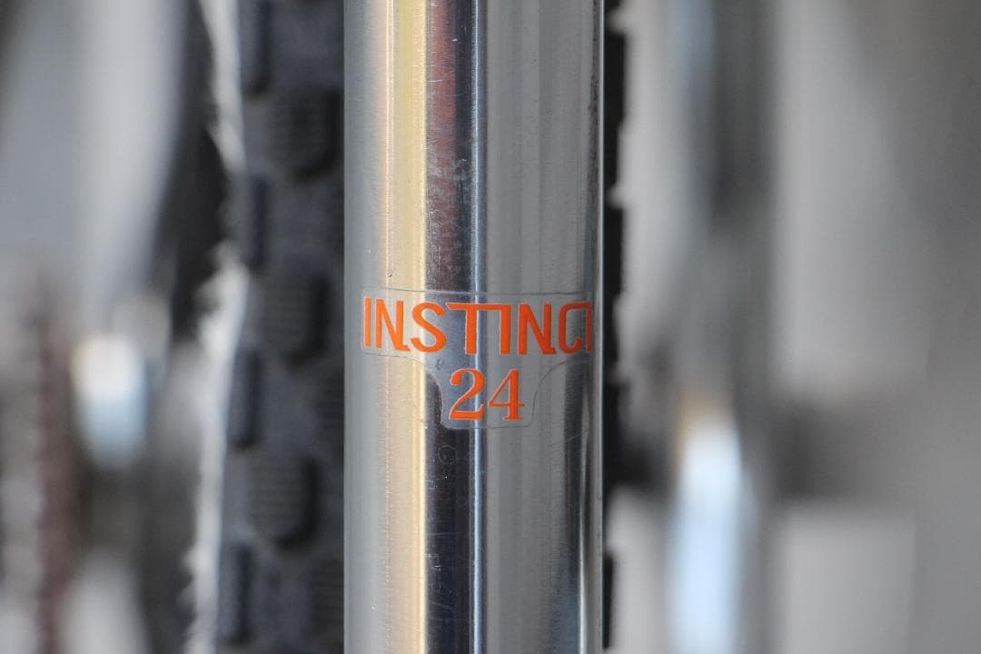 引き取り限定♪REUNION♪メッキフレーム♪24インチタイヤ♪固定ギアです♪