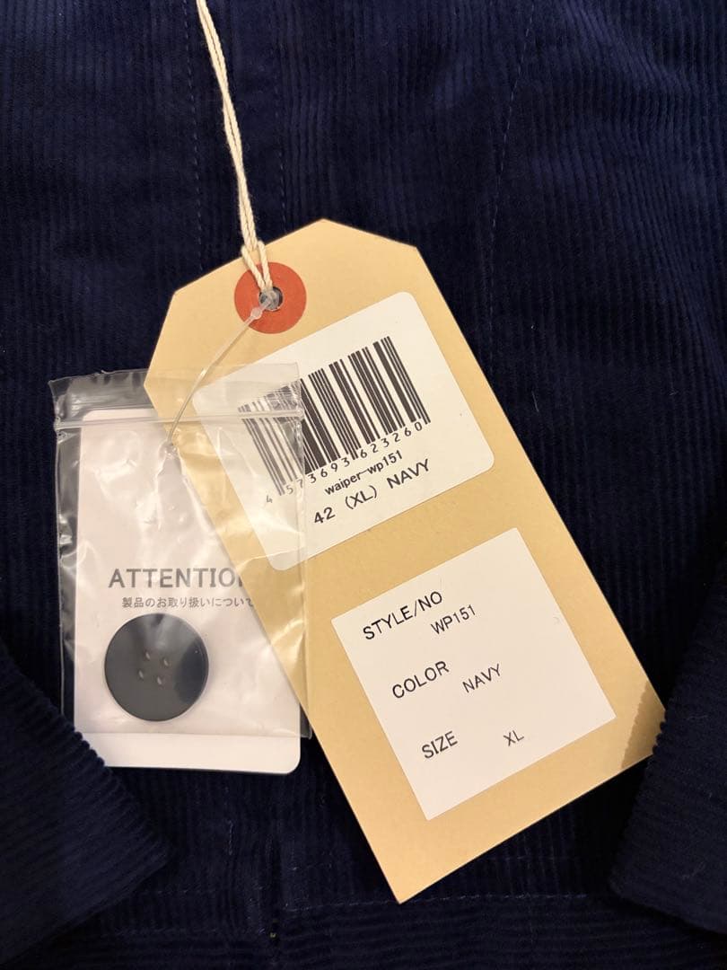 ☆新品　未使用　WAIPER.inc FFA コーデュロイジャケット　XL