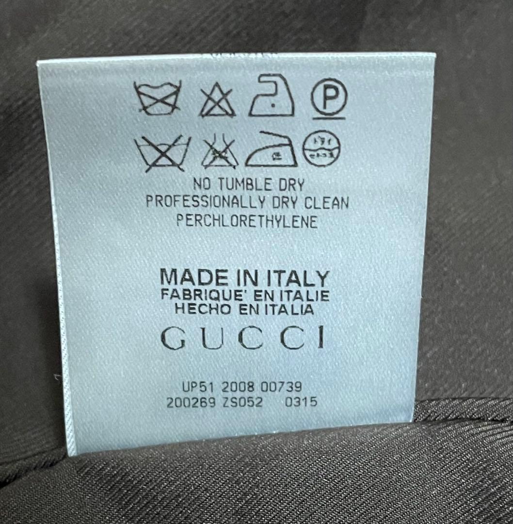 GUCCI 茶 ベロア 巻きスカート 38