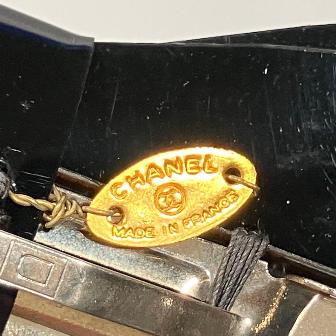 ✨値下げOK✨ CHANEL シャネル ヘア バレッタ ビッグ リボン ブラック