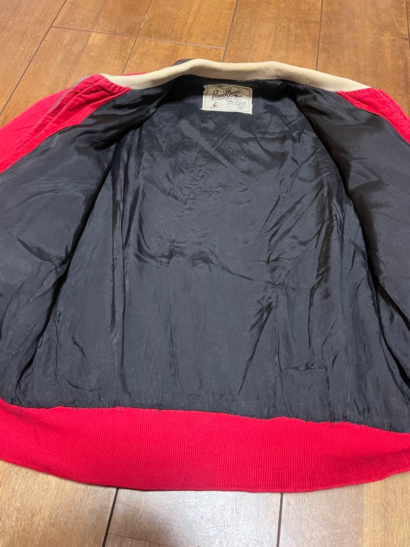 50,s Daniel Boone綿混ギャバジャン　crownジッパ40