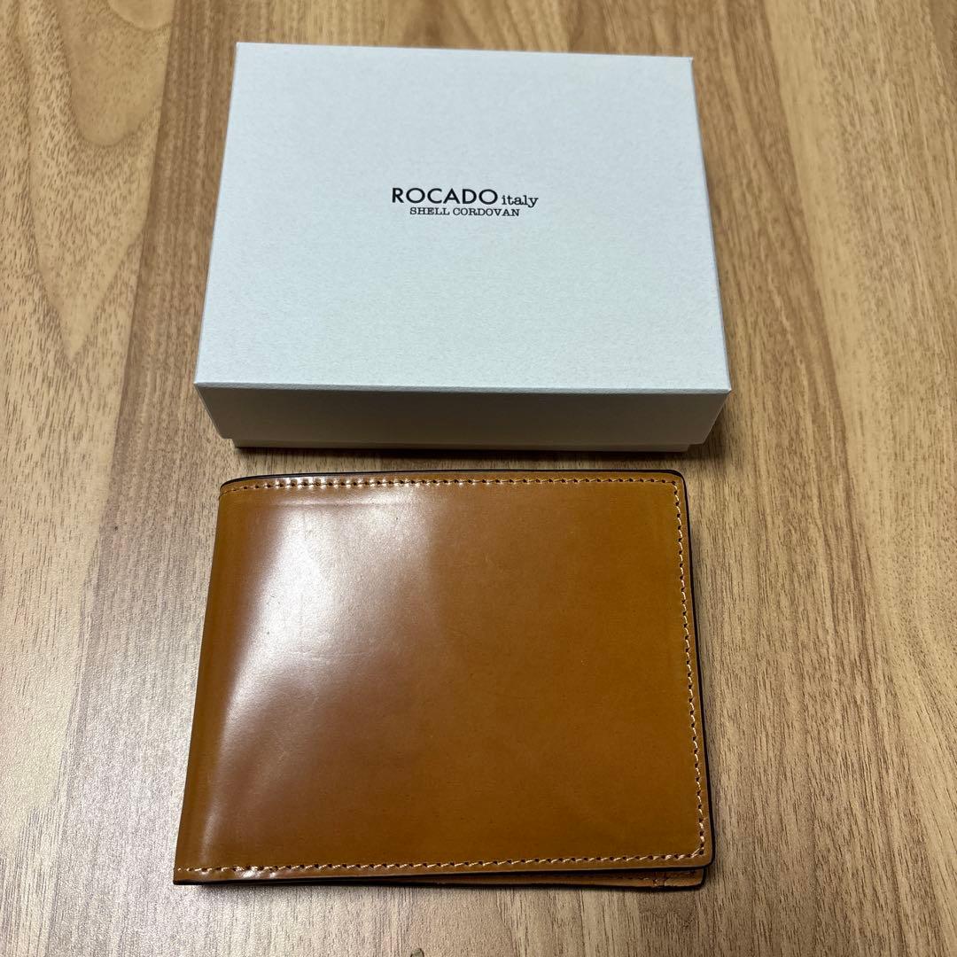 ROCADOロカド シェルコードバン 2つ折り財布
