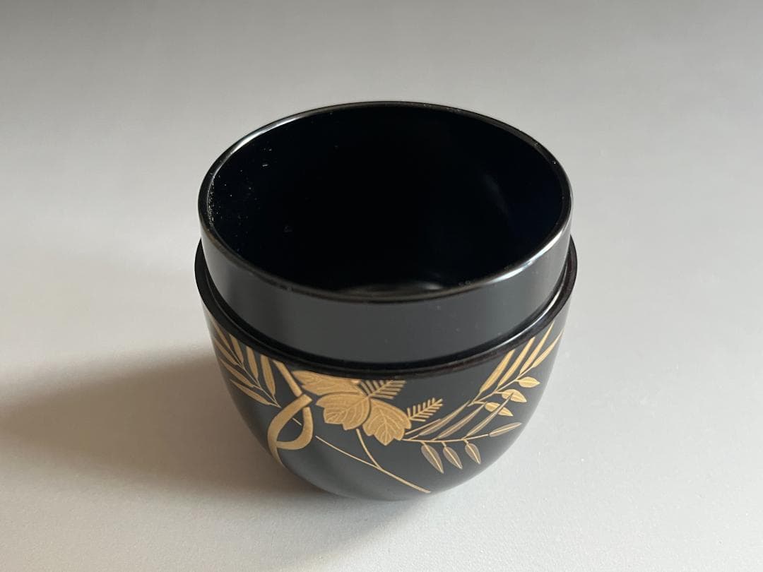 今津一慶　笹桐　中棗　薄茶器　茶道具