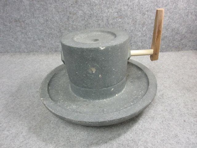 茶道具 石臼 茶臼 [B24358]