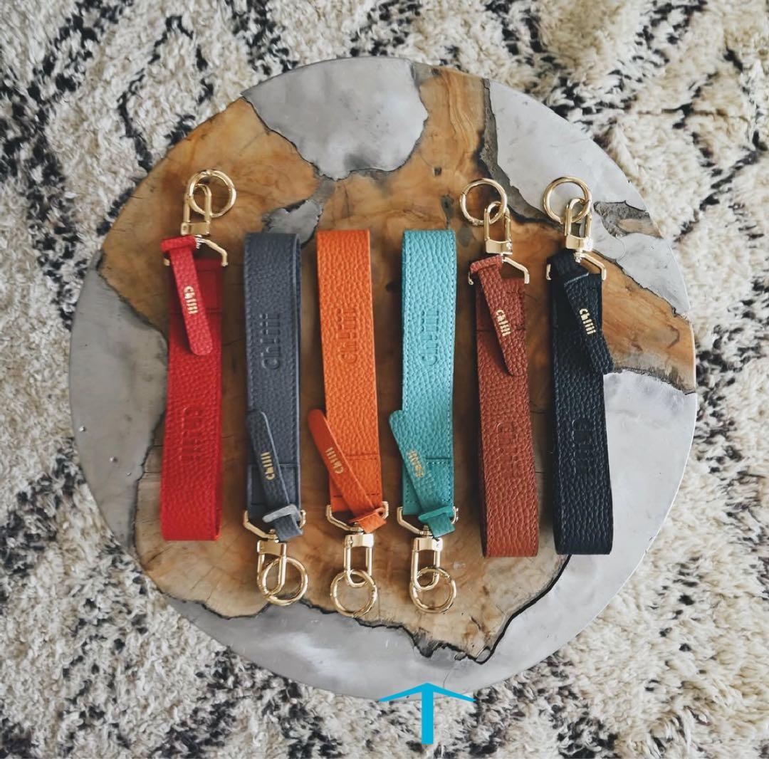 chiiibagキーホルダー blue ブルー、水色