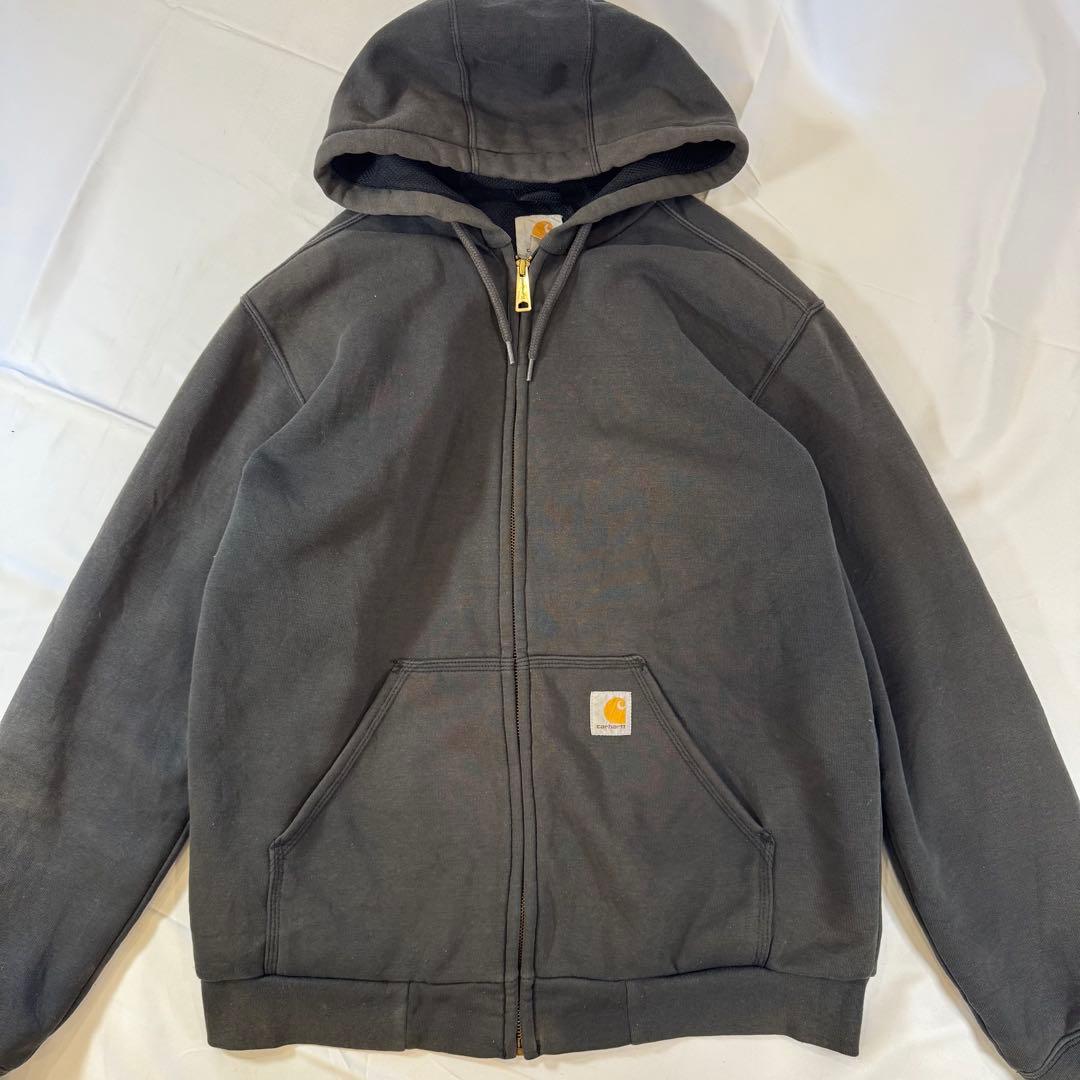 カーハート アクティブジャケット スエット ジップ パーカー 裏サーマル