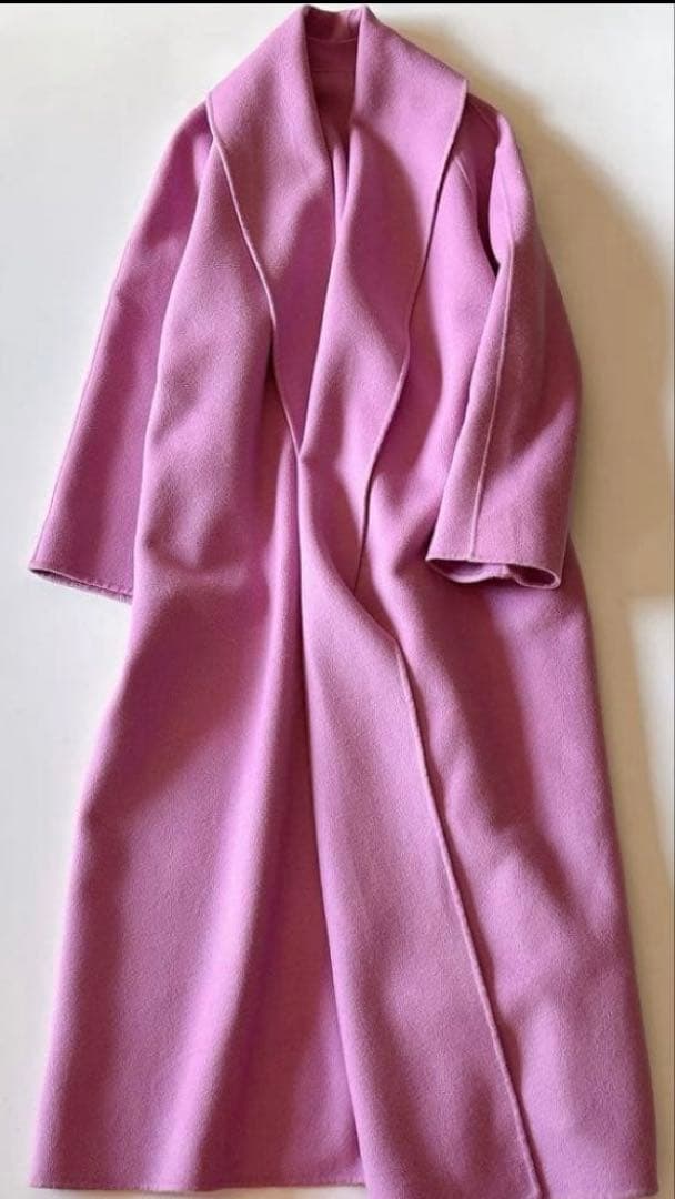 美品*plage プラージュ ハミルトン ニュアンスカラー リバーコート﻿ピンク