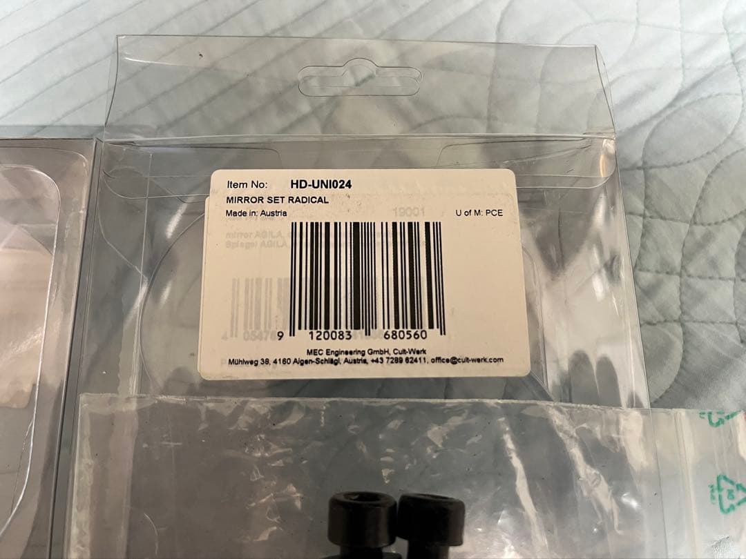 ナ*☆様 Cult Werk カルトワークハーレーミラーHD-UNI024