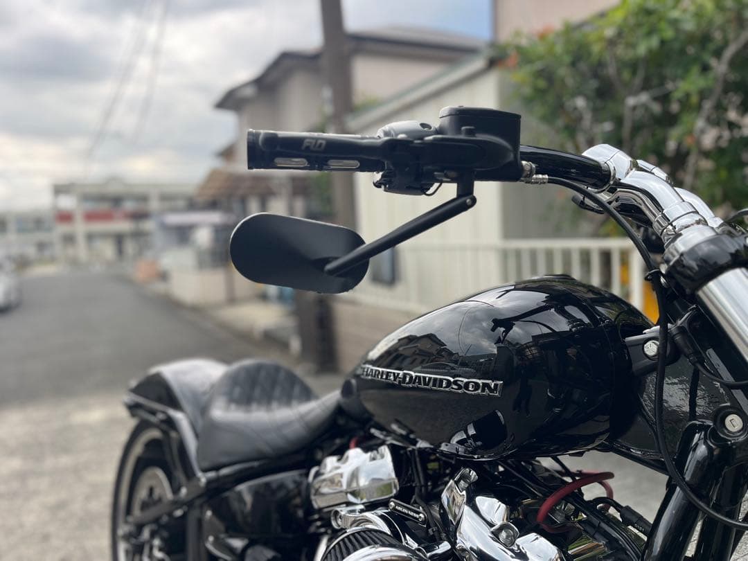 ナ*☆様 Cult Werk カルトワークハーレーミラーHD-UNI024