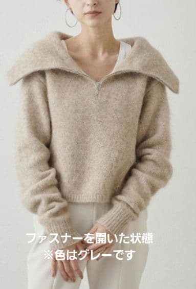 【THE PAUSE】ハーフジッププルオーバー