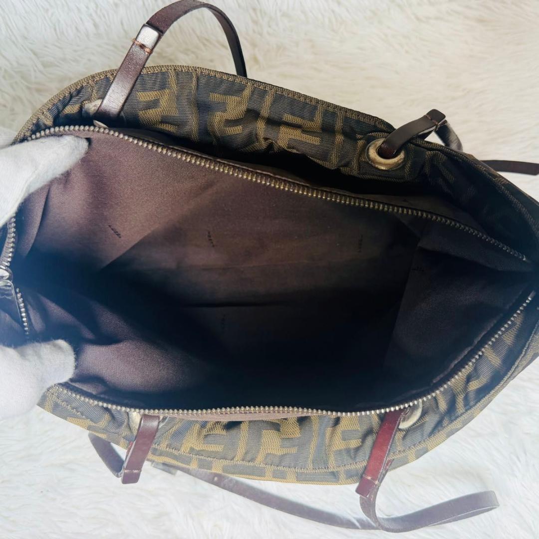 FENDI フェンディ トートバッグ ズッカ柄 オールドフェンディ A4収納可