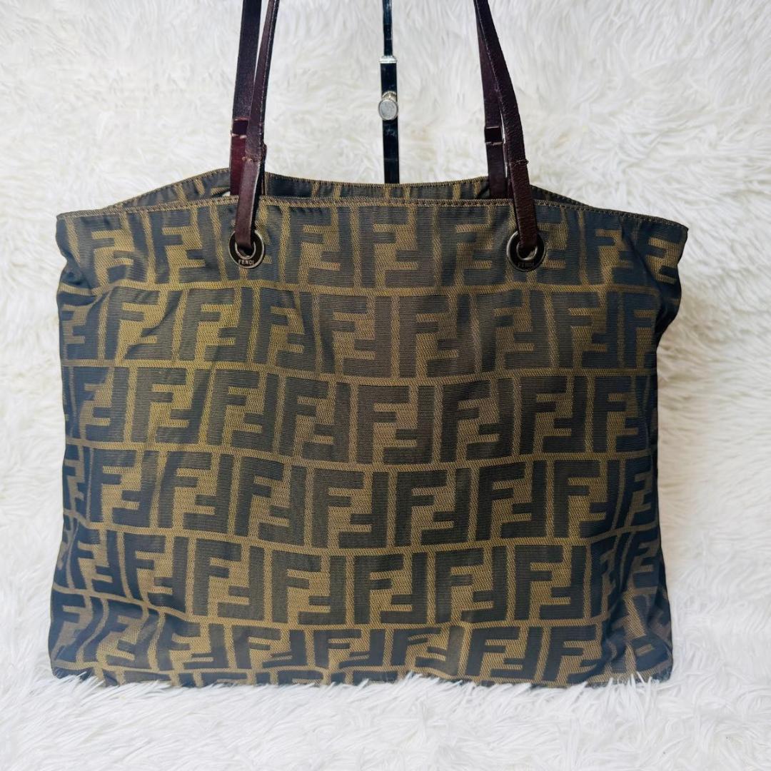 FENDI フェンディ トートバッグ ズッカ柄 オールドフェンディ A4収納可