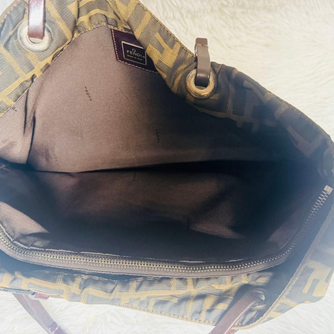 FENDI フェンディ トートバッグ ズッカ柄 オールドフェンディ A4収納可
