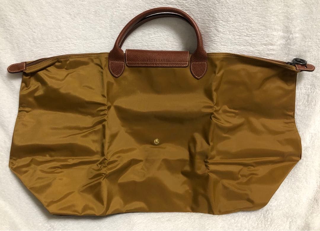 未使用 正規品 Longchamp ロンシャン ナイロン トートバッグ レザー