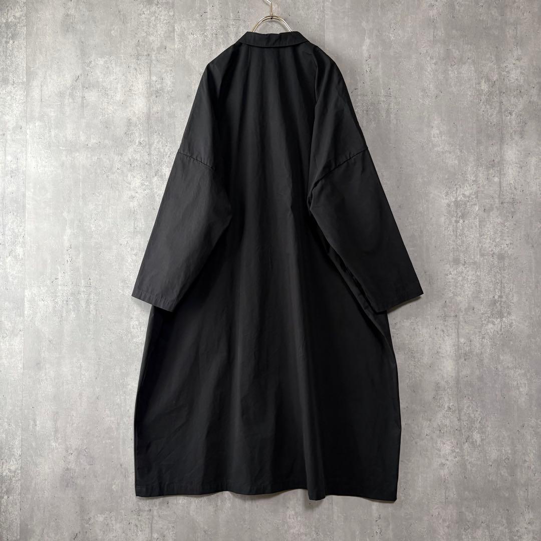 か*こ様 ミズイロインド mizuiro ind シャツライクコート 黒 F 比