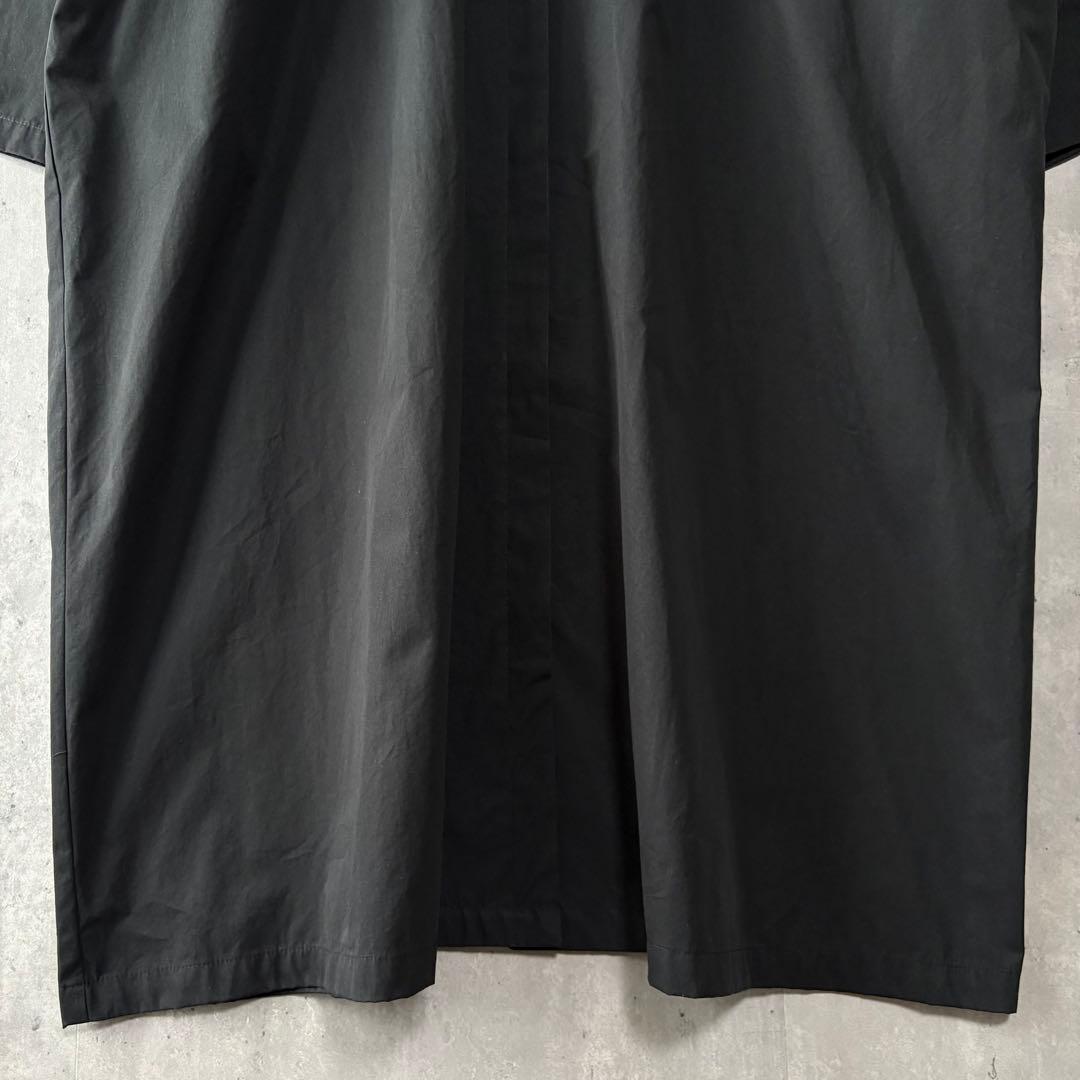 か*こ様 ミズイロインド mizuiro ind シャツライクコート 黒 F 比