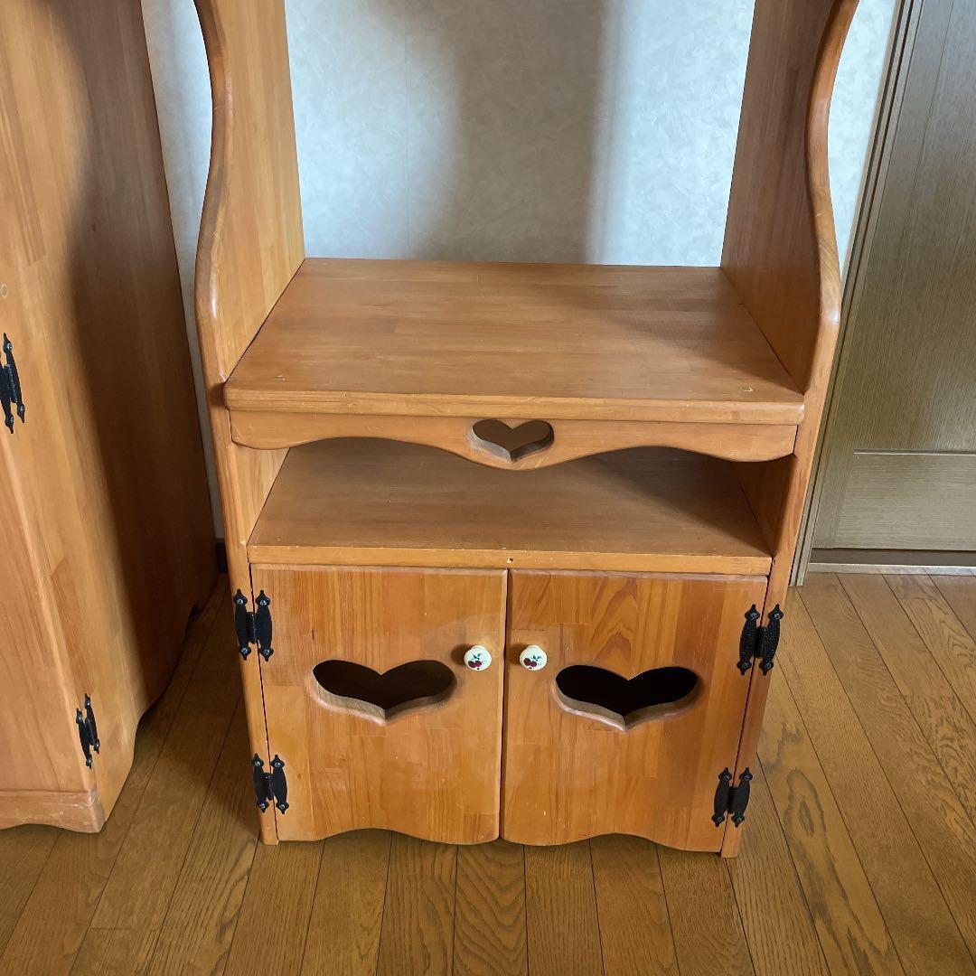ハンドメイド家具　カントリー家具　ハート