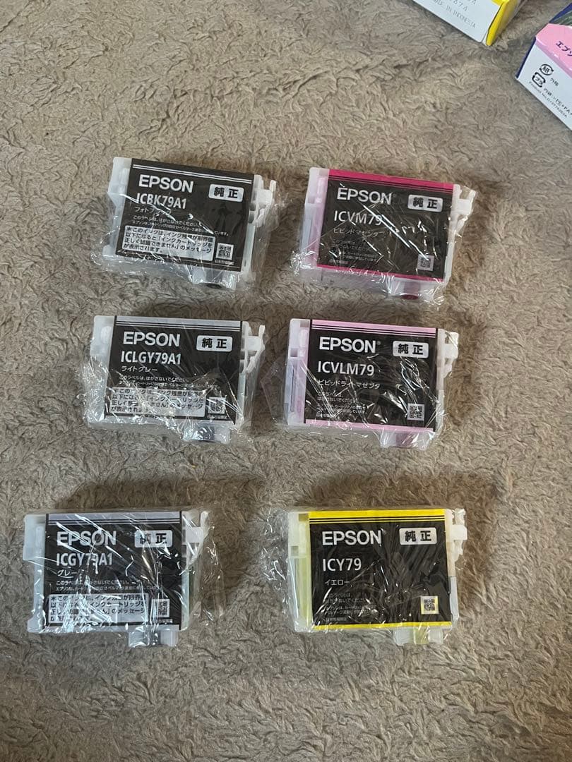EPSON インク　カートリッジ　79番　新品18こ使いかけ6こ