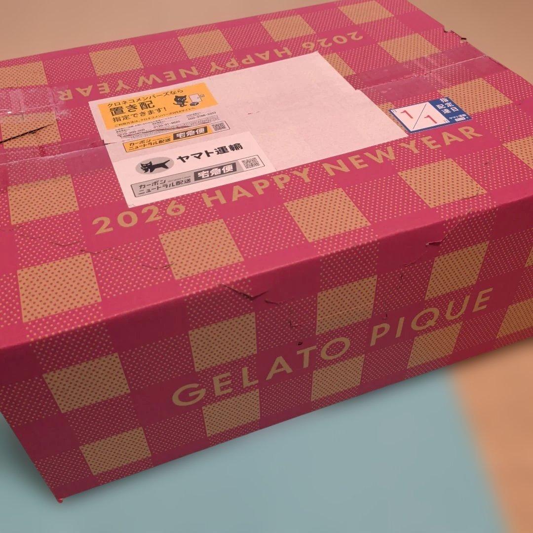 GELATO PIQUE 2026 福袋 happy box A3点セット