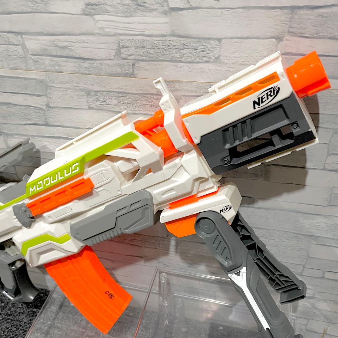 ナーフ 電動とコッキングの2台セットです‼︎ 通常弾、メガ弾、ロケット弾発射可能‼︎